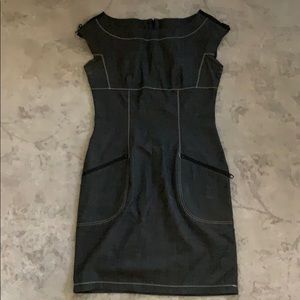 Miss Sixty denim dress size 8 zipper